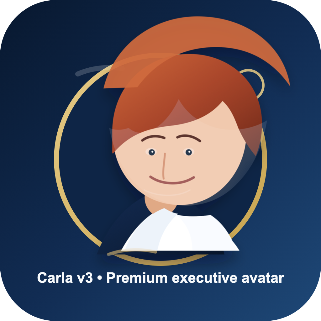 Carla v3 concept 3 premium executive avatar